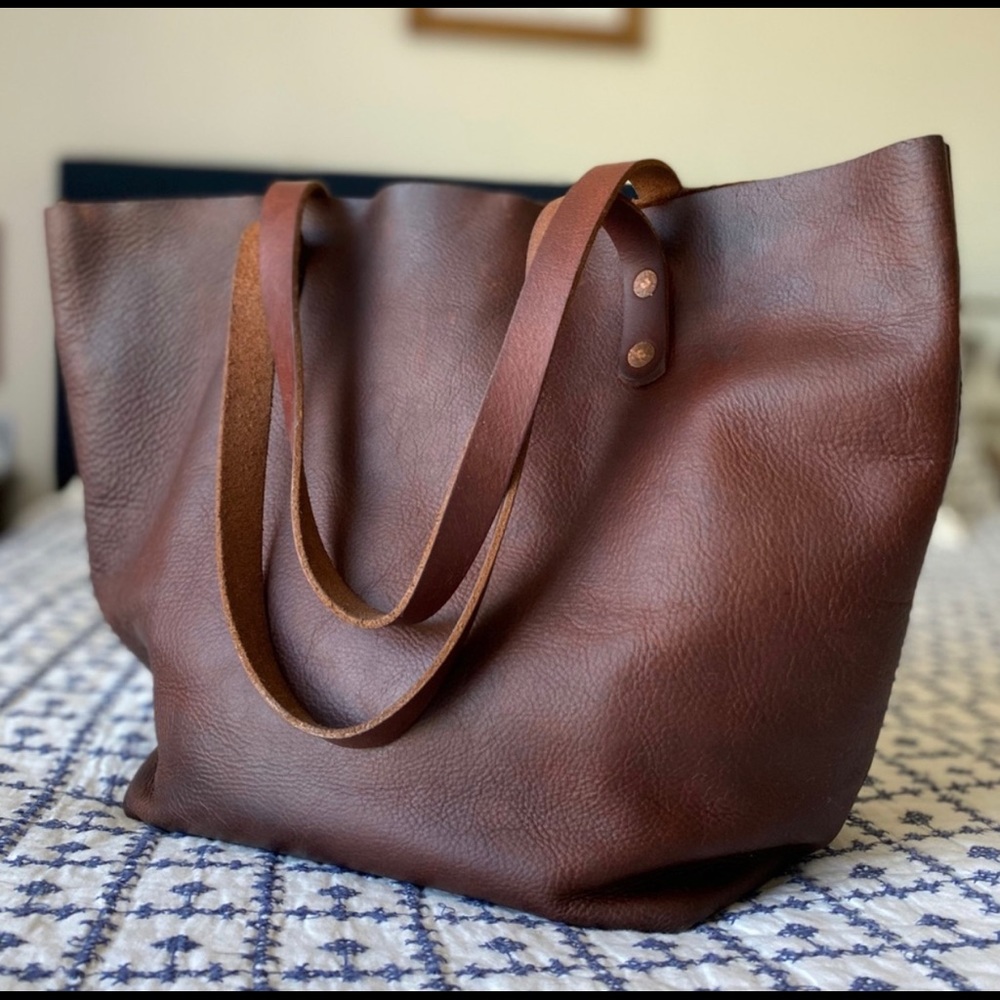KMM & Co. Brown Kodiak Tote EUC